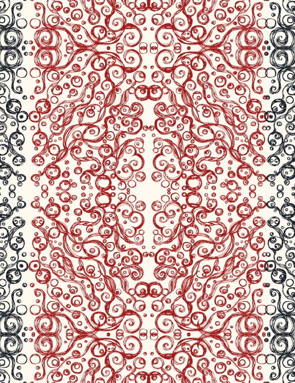 Curved_ Air Bubbles (Illustration Pattern Repeat)