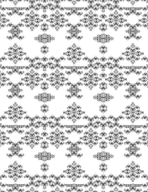 Lace Chandelier (Illustration Pattern Repeat)