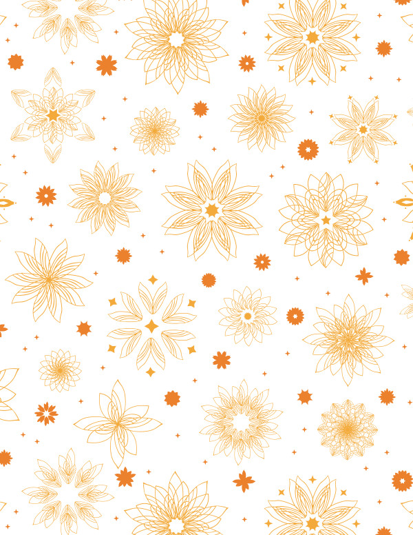 Star Ornaments Sparkle (Illustration Pattern Repeat)