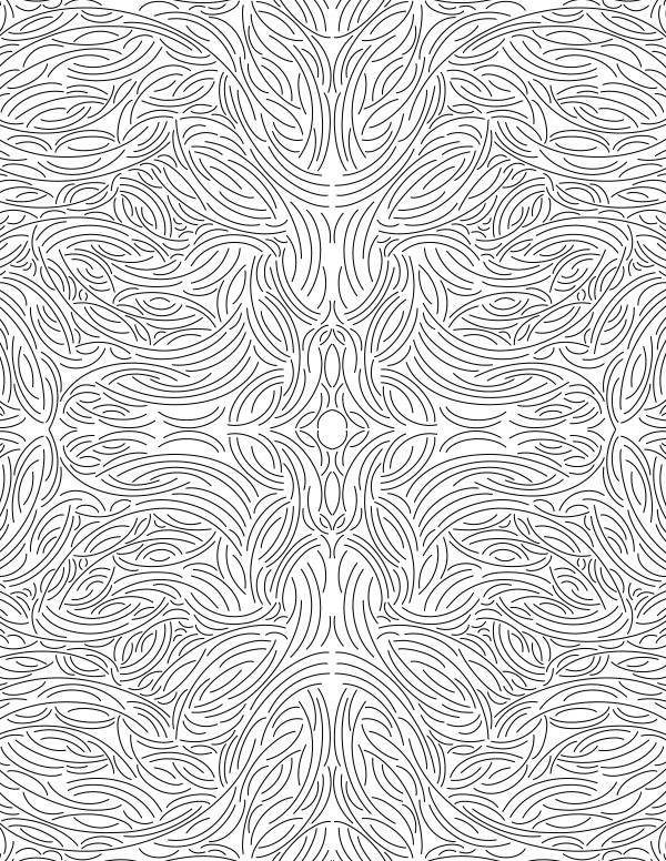 Wind Ornate (Illustration Pattern Repeat) part of Goblet Wind Pillars series