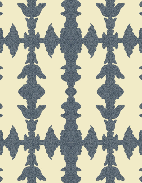 Goblet Wind Pillars (Illustration Pattern Repeat) 4 of 4