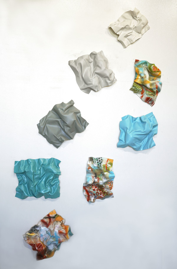 Flying Aqua Cascade by Cari Cohen