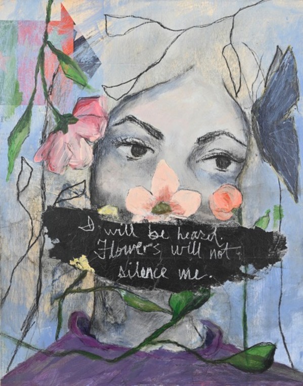 Flowers Won't Silence Me by Tania Figueroa