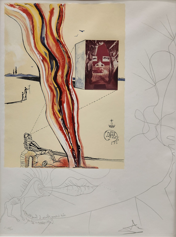 Liquid and Gaseous Television by Salvador Dali