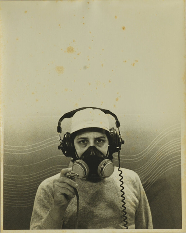 portrait with repirator by Ben Mahmoud