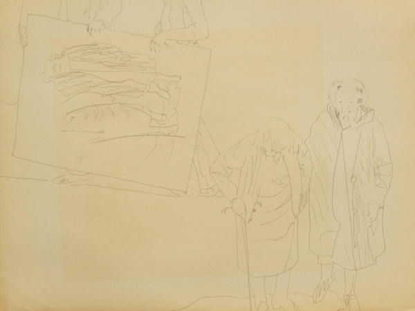 sketch for pencil drawing "IMAGE 6D 15A" by Ben Mahmoud