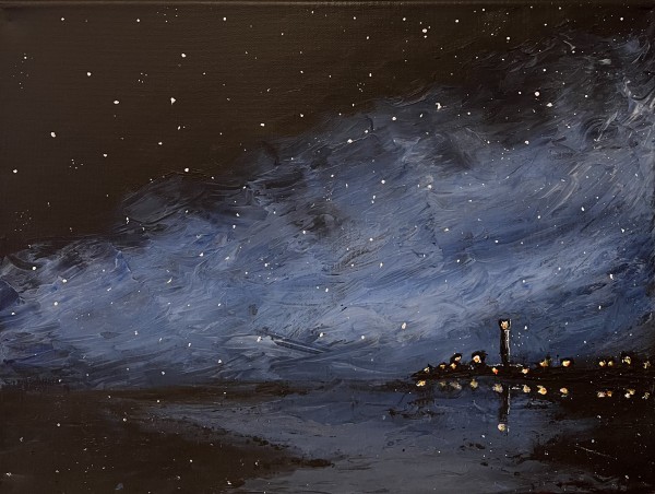 Starry Night over Provincetown by Artnova Gallery