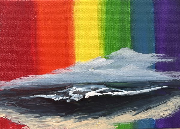 Rainbow Wave #2 by Artnova Gallery