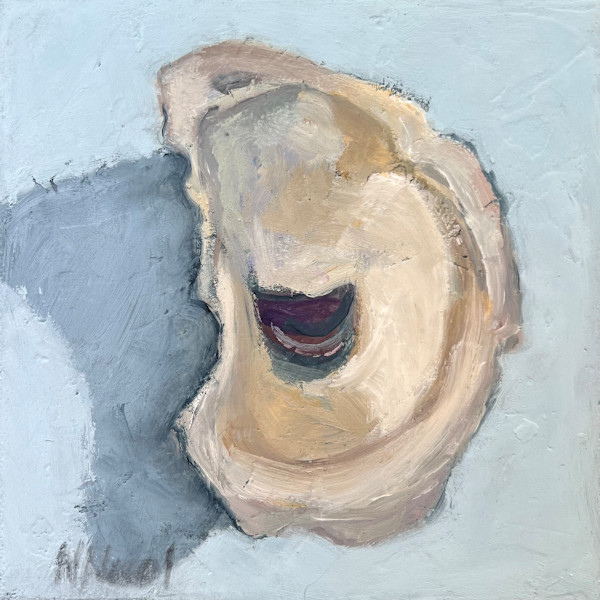 Oysters on blue (copy) by Artnova Gallery & Salt Studio
