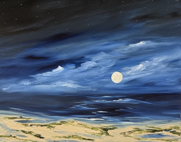 Super Blue Moon by Artnova Gallery