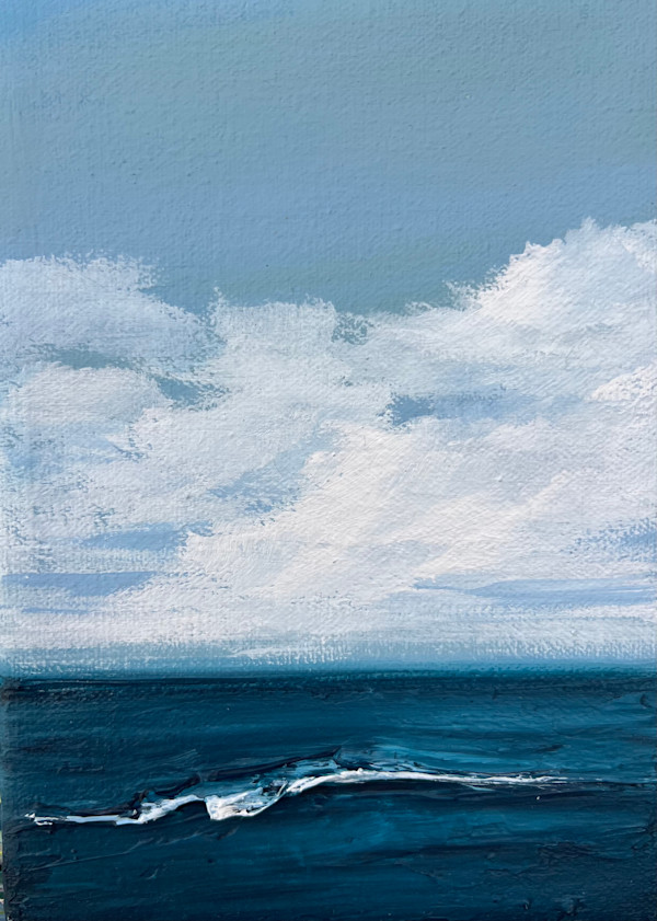 Sail in Blue Scale by Artnova Gallery
