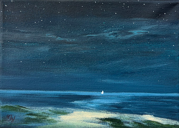 Night Sail #2 by Artnova Gallery & Salt Studio
