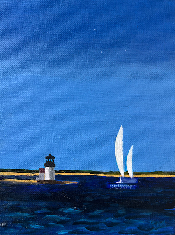 Brant Point Sail by Artnova Gallery & Salt Studio