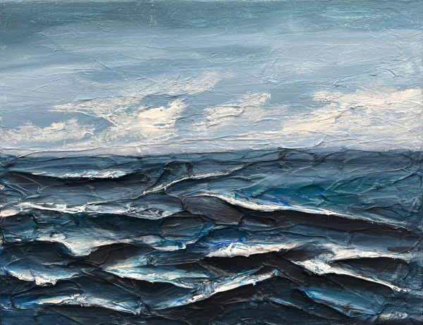 The Ocean Waves by Artnova Gallery