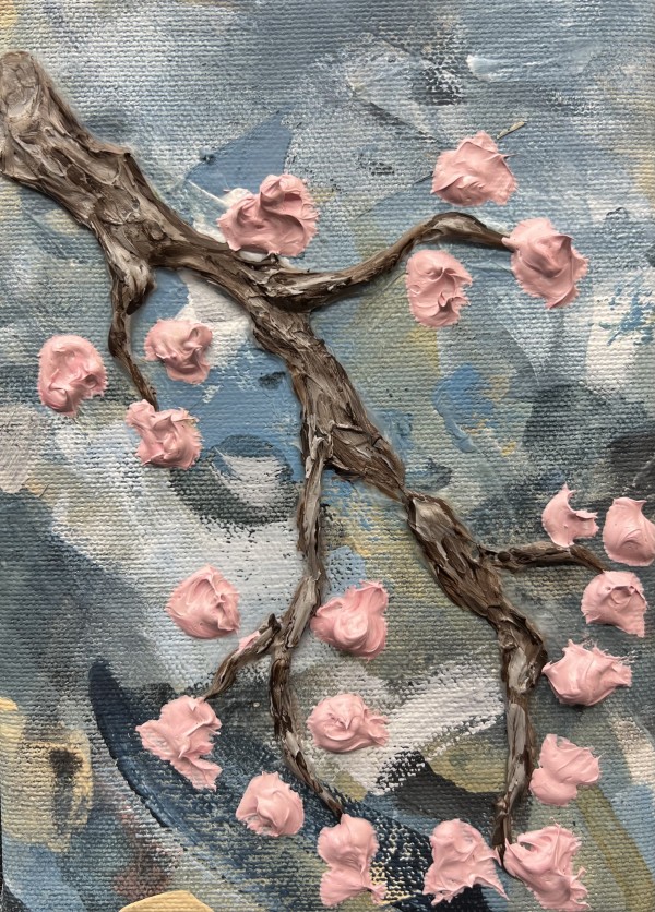 Blossoms on Blues by Artnova Gallery