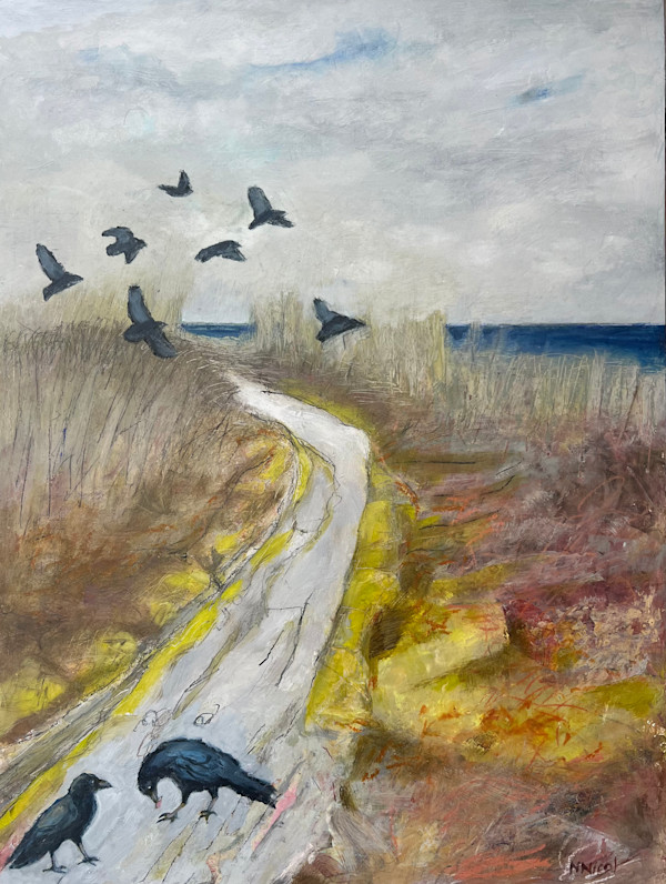 Mossy Path to the Ocean by Artnova Gallery & Salt Studio