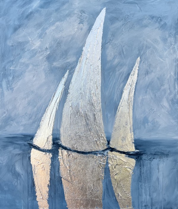 These Three Sails by Artnova Gallery