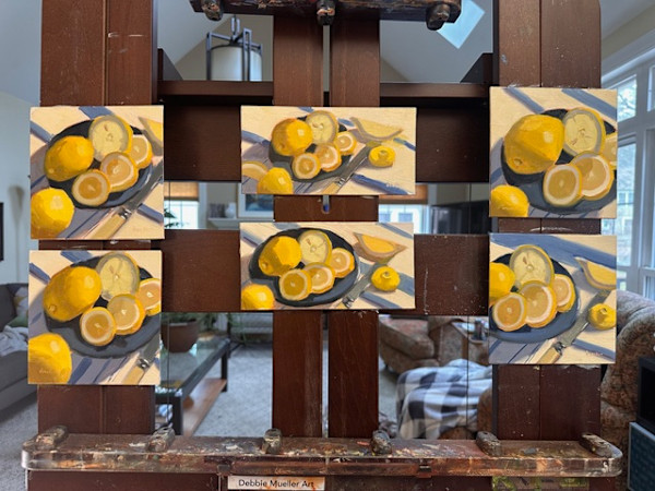Lemons 6 x 6 by Artnova Gallery & Salt Studio