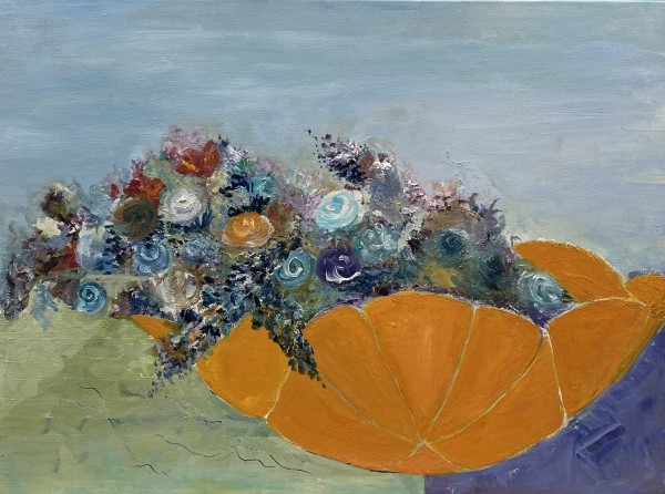 Orange Bowl by Artnova Gallery