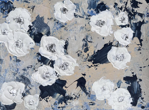 White Roses Commission by Artnova Gallery