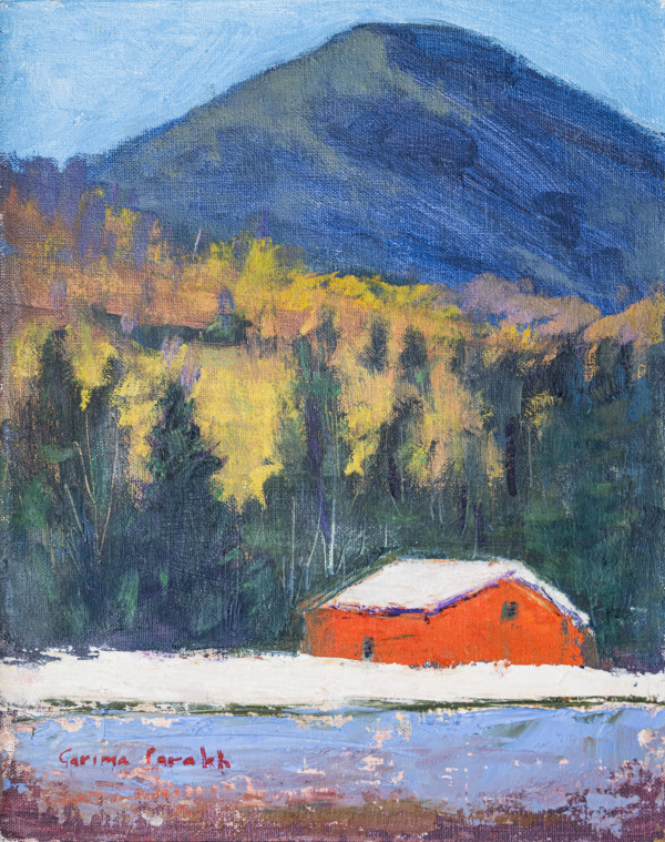 Red Barn, New Hampshire by Artnova Gallery