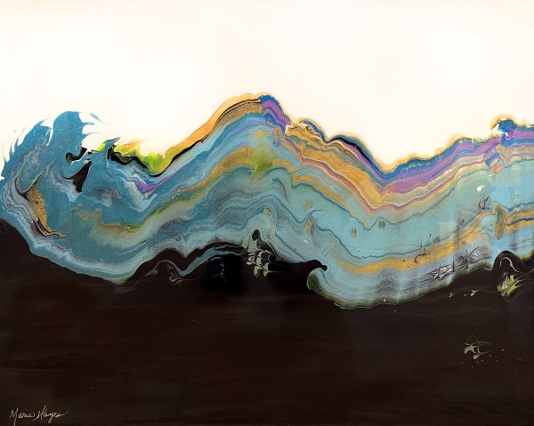 High Sea at Sunset by Artnova Gallery
