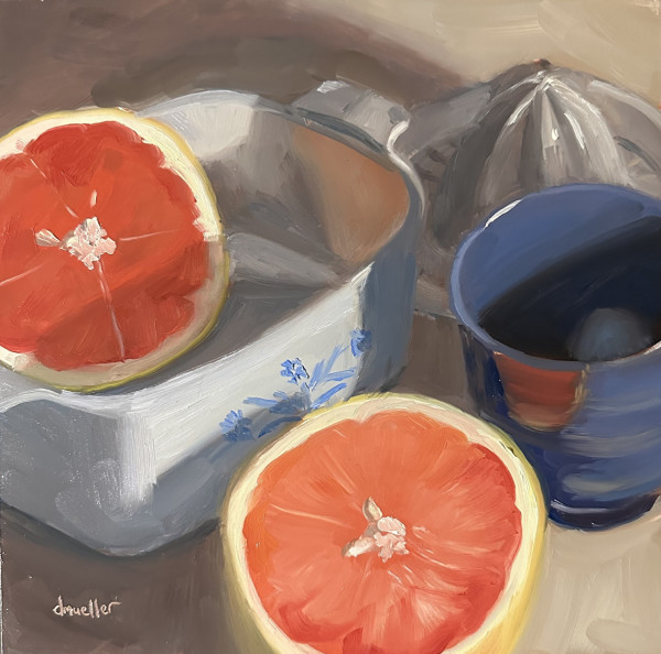 Grapefruit Juice Old School by Artnova Gallery