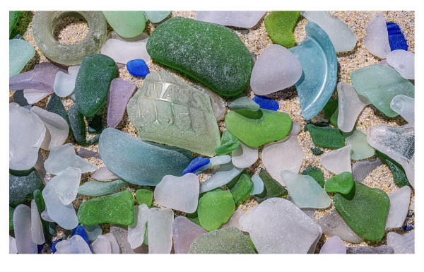 Lighthouse Beach Glass by Artnova Gallery