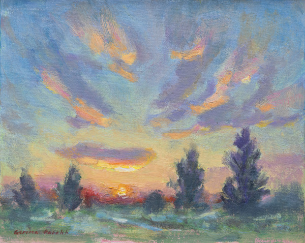 Winter Sunset by Artnova Gallery