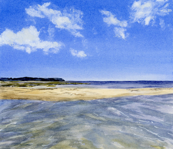 Sandbar Solitude by Artnova Gallery & Salt Studio