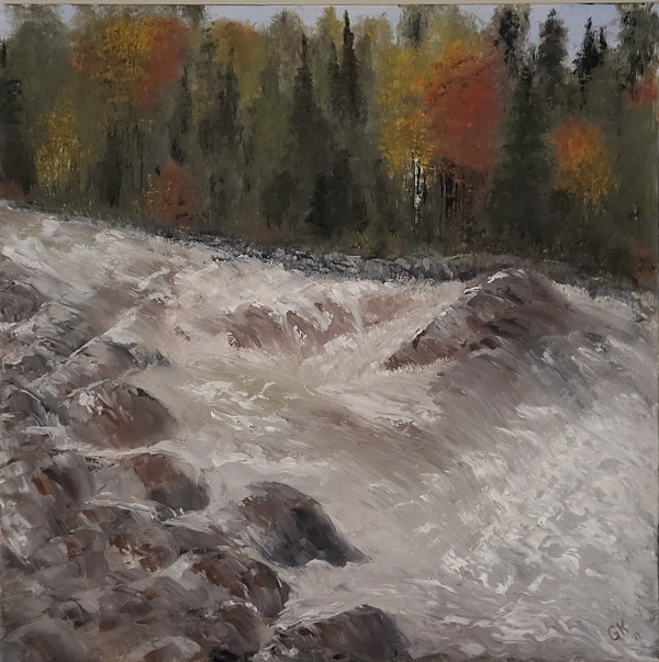 Snowshoe Creek Falls- Algoma by Gail Knecht