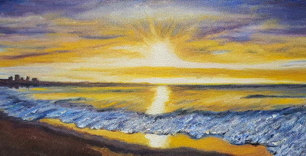 Early Morning Beach Walk by Gail Knecht, Image 1.