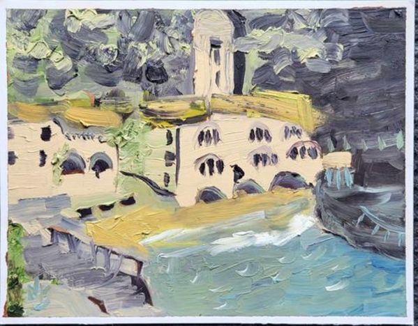 San Fruttuoso Monestary. by Gail Knecht