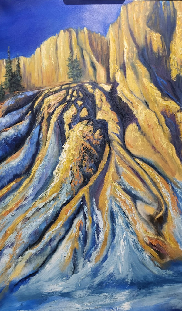 Early Spring- Hoodoo Mountains, Invermere BC by Gail Knecht