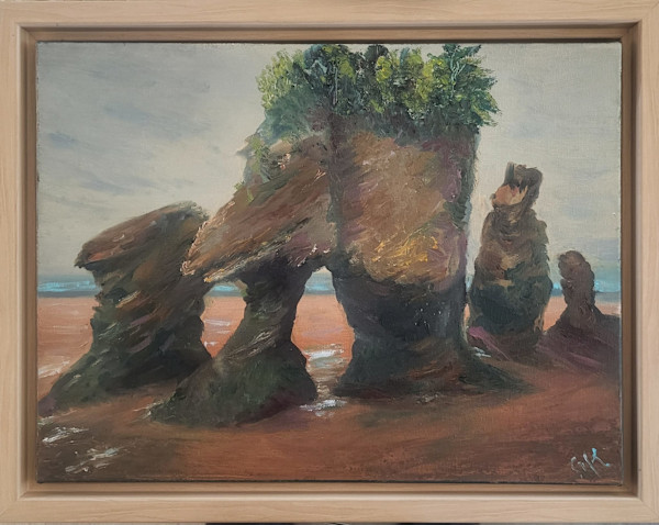 Low Tide Hopewell Rocks, Bay of Fundy by Gail Knecht, Image 1.