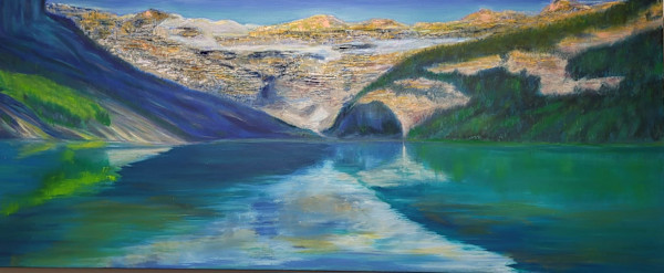 Early Morning at Lake Louise by Gail Knecht, Image 1.