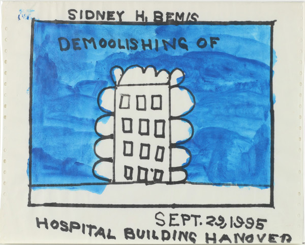 "Demoolishing of Hospital Building Hanover" by Sidney Bemis