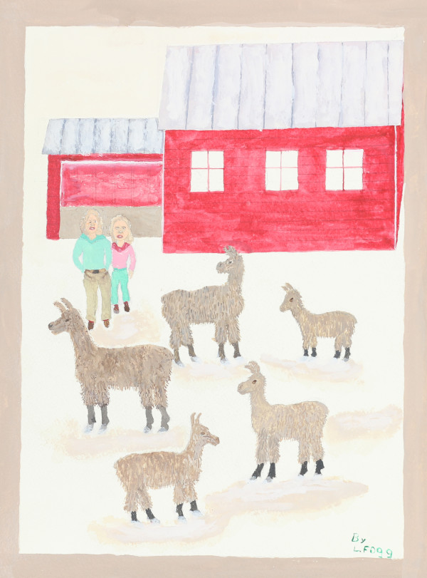 An Alpaca Farm by Lawrence Fogg
