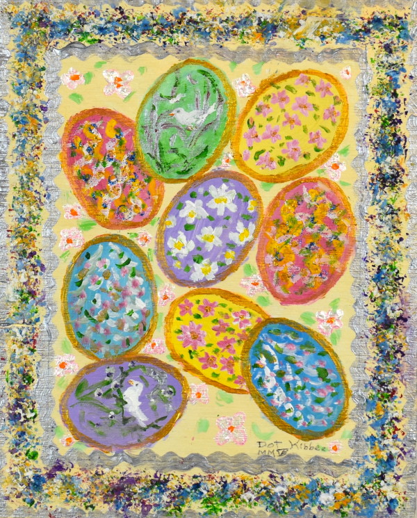 Painted for Peace, Easter Egg (new life) by Dot Kibbee