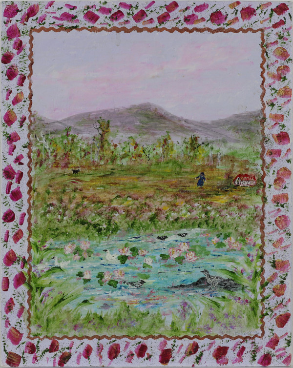 The Pond and Lilies by Dot Kibbee