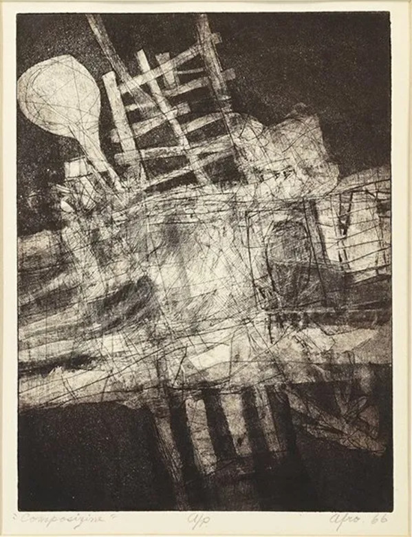 Composizine (1966) by Afro Basaldella