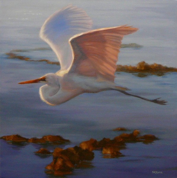 A Great Egret Day by Sonia Kane