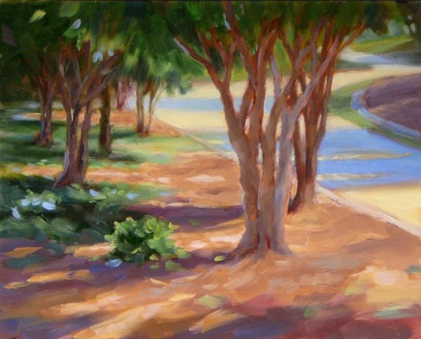 Crepe Myrtle Morning by Sonia Kane