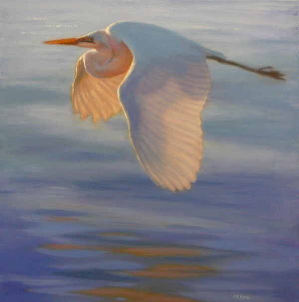 A Great Egret Morning by Sonia Kane