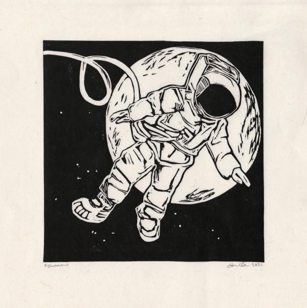 Astronaut by Hanna Clark by Derek Gores Gallery