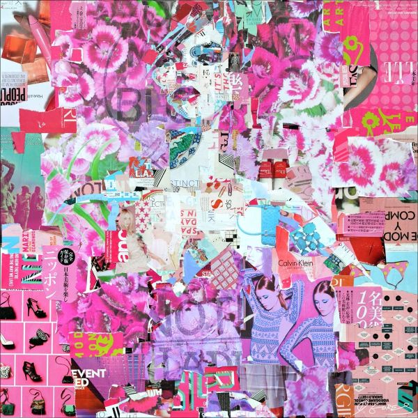 Full Volume Floral Pink by Derek Gores by Derek Gores Gallery