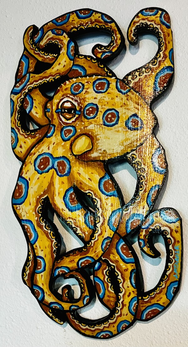 Blue-Ringed Octopus by Petal & Bone by Derek Gores Gallery