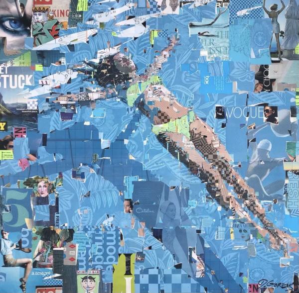 Sea of Tranquility Lime by Derek Gores by Derek Gores Gallery