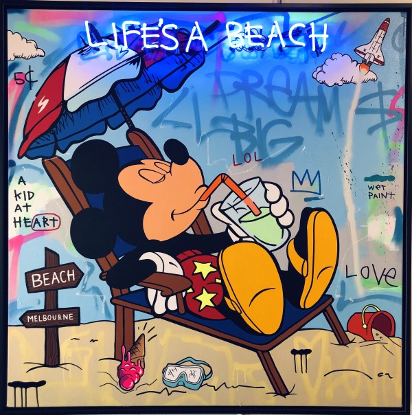 Life's A Beach by Zemog by Derek Gores Gallery