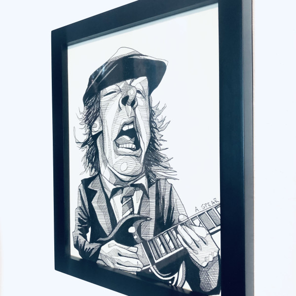 Angus Young by Andrew Spear by Derek Gores Gallery